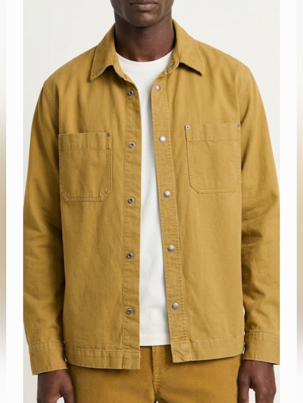 Urban Outfitters BDG Mens XL Washed Canvas Work Shirt Jacket No Lining Utility